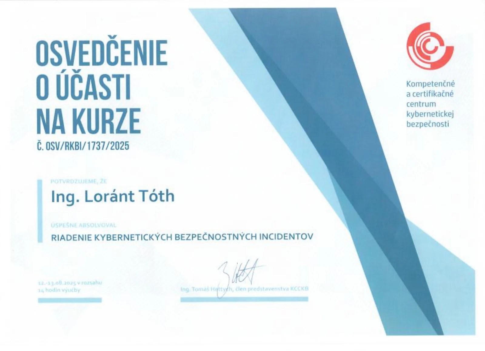 Náhľad dokumentu - Riadenie kybernetických bezpečnostných incidentov